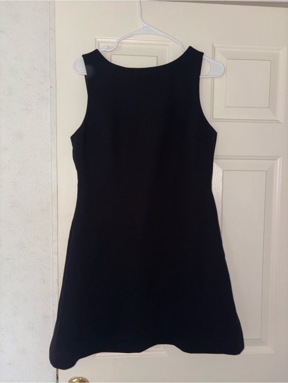 Gianni Bini Black Sleeveless High Neck Mini Dress